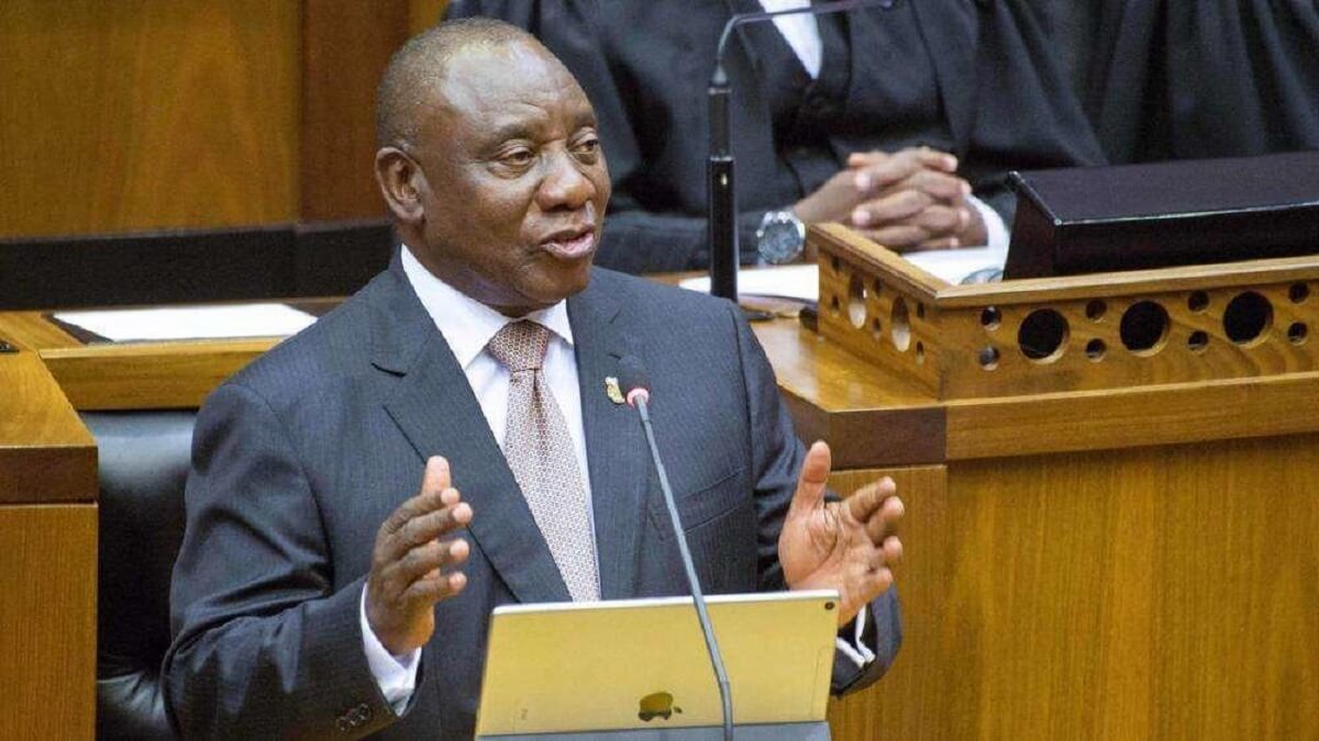 PHOTO/ARCHIVE - Cyril Ramaphosa, presidente sudafricano