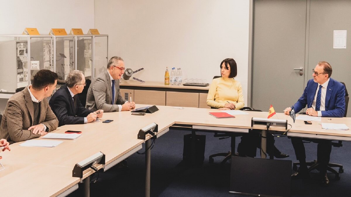 Acompañó el 22 de abril a la ministra Morant a una reunión con el director general de la ESA, Josef Aschbacher, en el Centro Europeo de Astronautas de Colonia, en Alemania - PHOTO/ESA-Josef Aschbacher