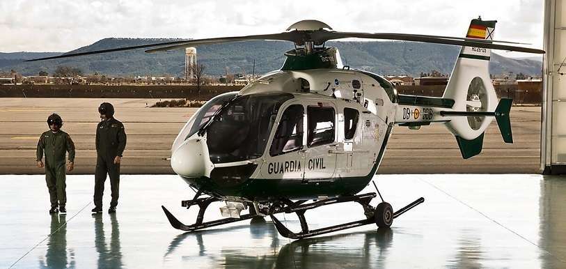 Le nouveau bimoteur H-135 renforcera les capacités aériennes de la Guardia Civil et de la police nationale aux îles Canaries, au Campo de Gibraltar et dans la zone de la mer d'Alboran.