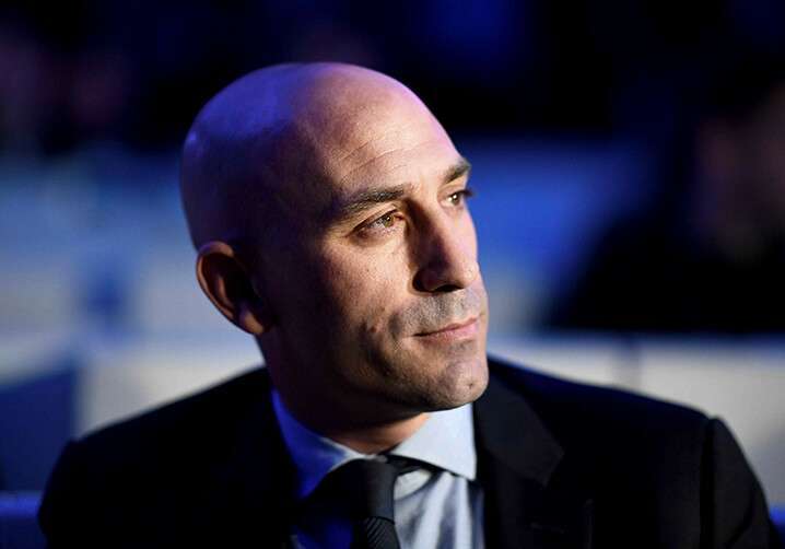 El presidente de la Real Federación Española de Fútbol, Luis Rubiales