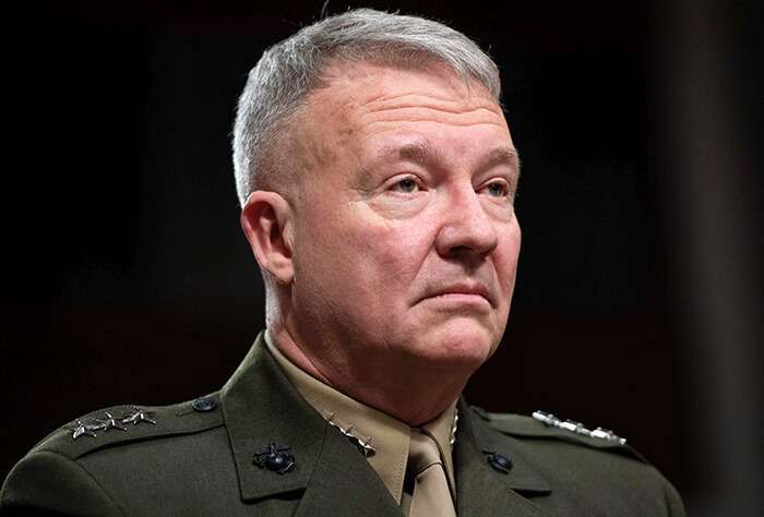 Kenneth McKenzie, General en Jefe del Comando Central de los Estados Unidos (CENTCOM).