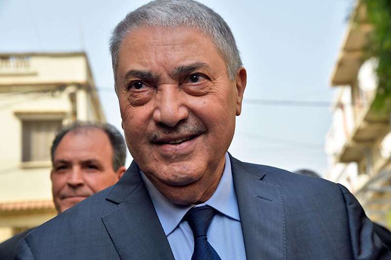 Ali Benflis, exprimer ministro argelino y dirigente del partido Avant Garde of Freedom