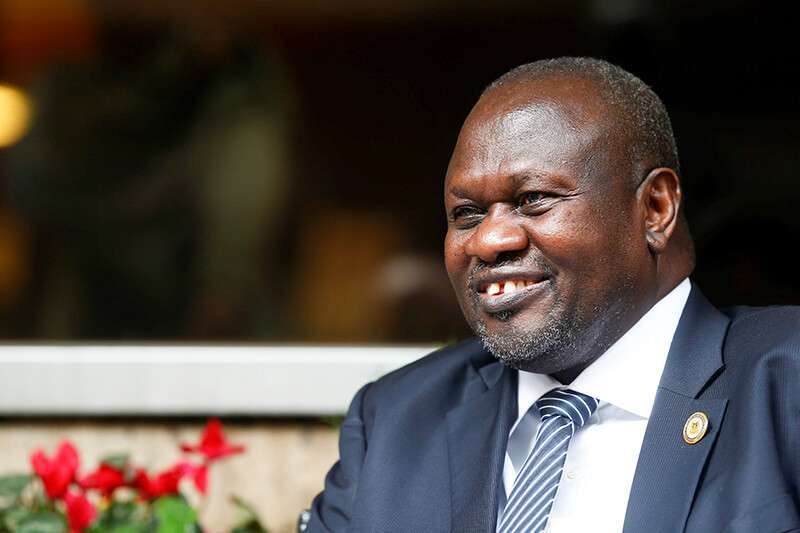 El ex vicepresidente y ex líder rebelde de Sudán del Sur, Riek Machar