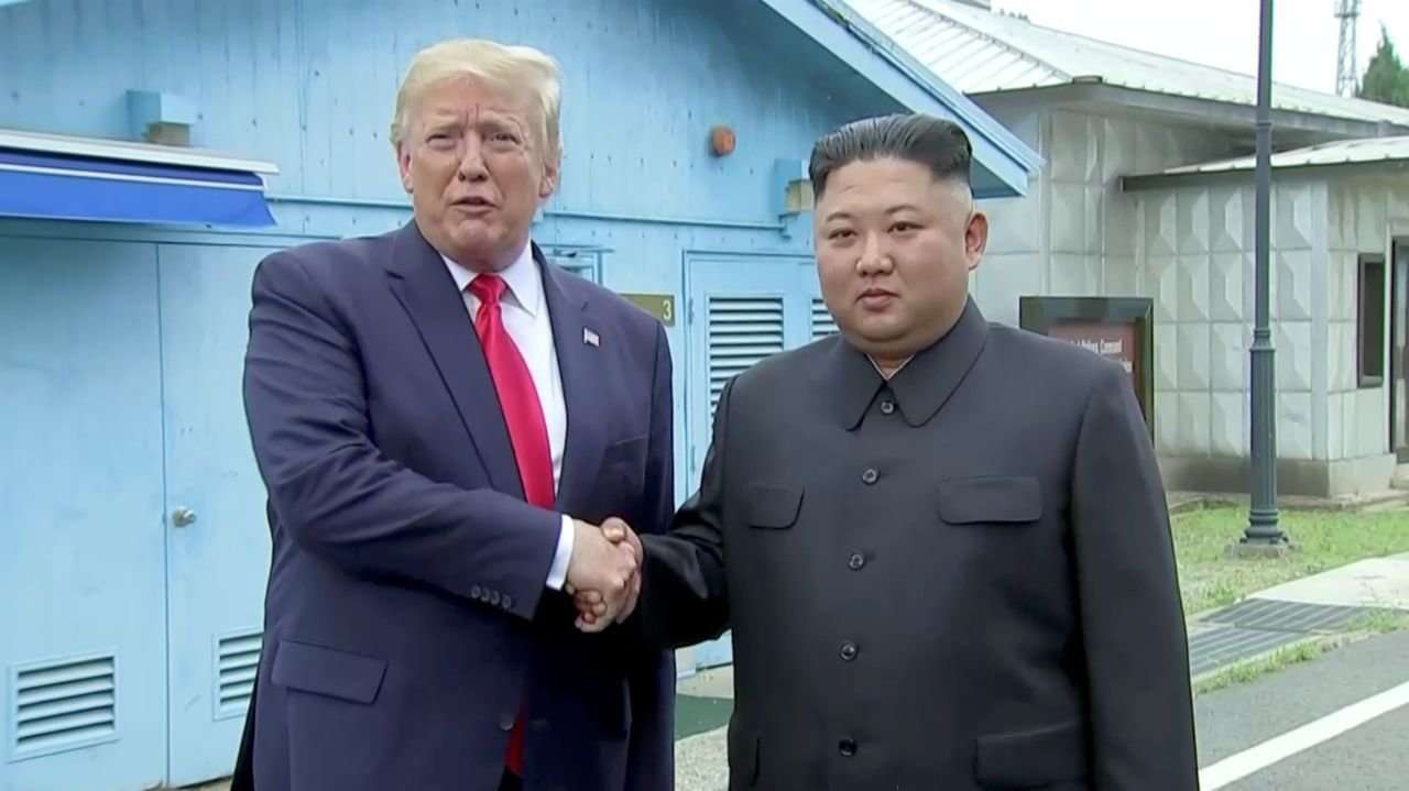 Imagen de Donald Trump y Kim Jong-un