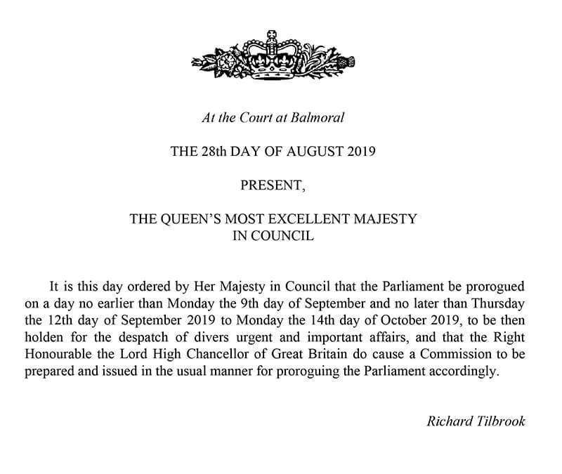 Reina Isabel II_Parlamento_Carta