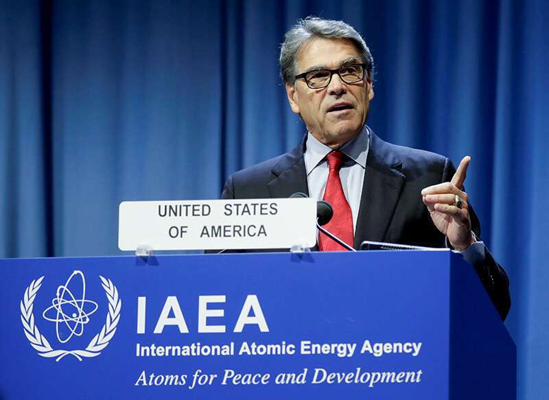 El secretario de Energía de Estados Unidos, Rick Perry