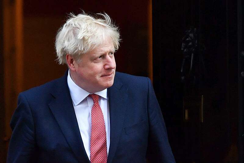 El primer ministro británico Boris Johnson, en la puerta de 10 Downing Street el 20 de septiembre de 2019