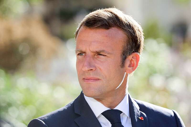 El presidente francés Emmanuel Macron, el 20 de septiembre de 2019