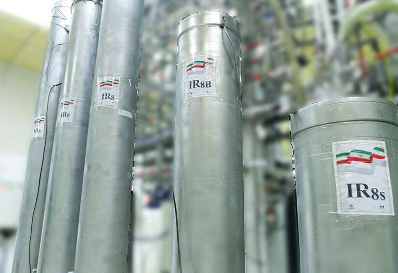 En esta foto de la hoja informativa publicada por la Organización de Energía Atómica de Irán el 04 de noviembre de 2019, se muestra las instalaciones de enriquecimiento atómico de la planta de energía nuclear de Nataz