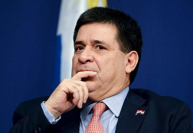 El expresidente de Paraguay, Horacio Cartes AFP/ ERIC PIERMONT