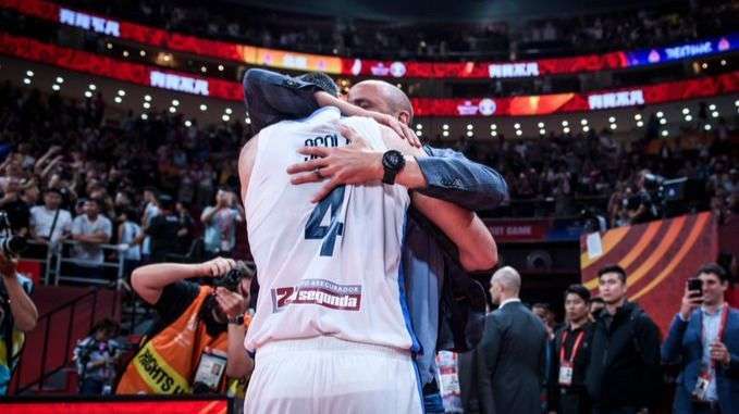 alegría de los argentinos tras ganar su semifinal