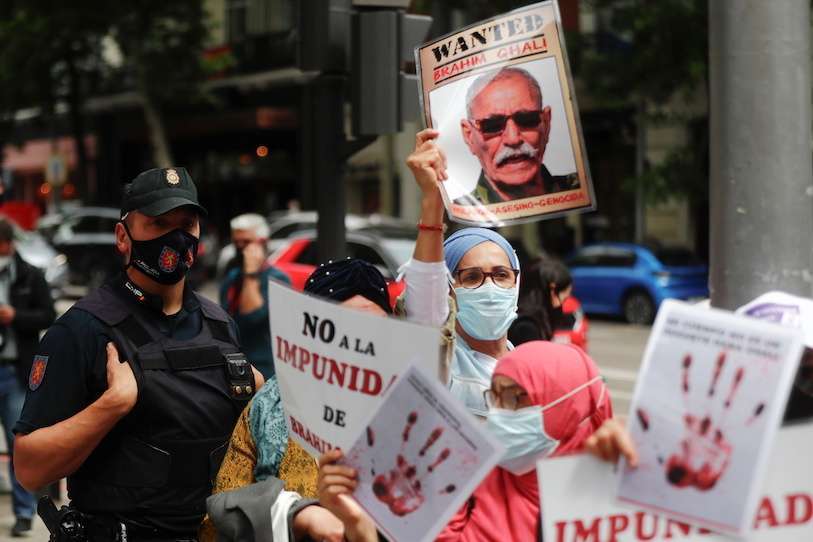 Protestas contra Brahim Ghali