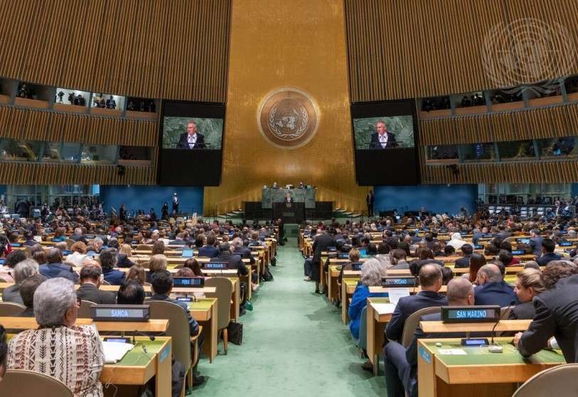 UN Photo/Cia Pak - A wide view of the General Assembly Hall