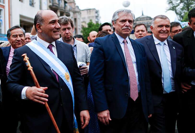 El presidente argentino Alberto Fernández