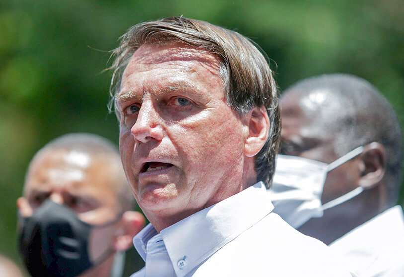 AFP/ANDRE COELHO : Le président brésilien Jair Bolsonaro.
