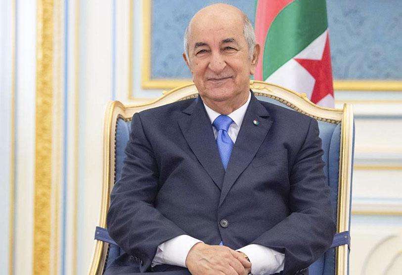 PHOTO/SAUDI PRESS - El presidente argelino Abdelmadjid Tebboune