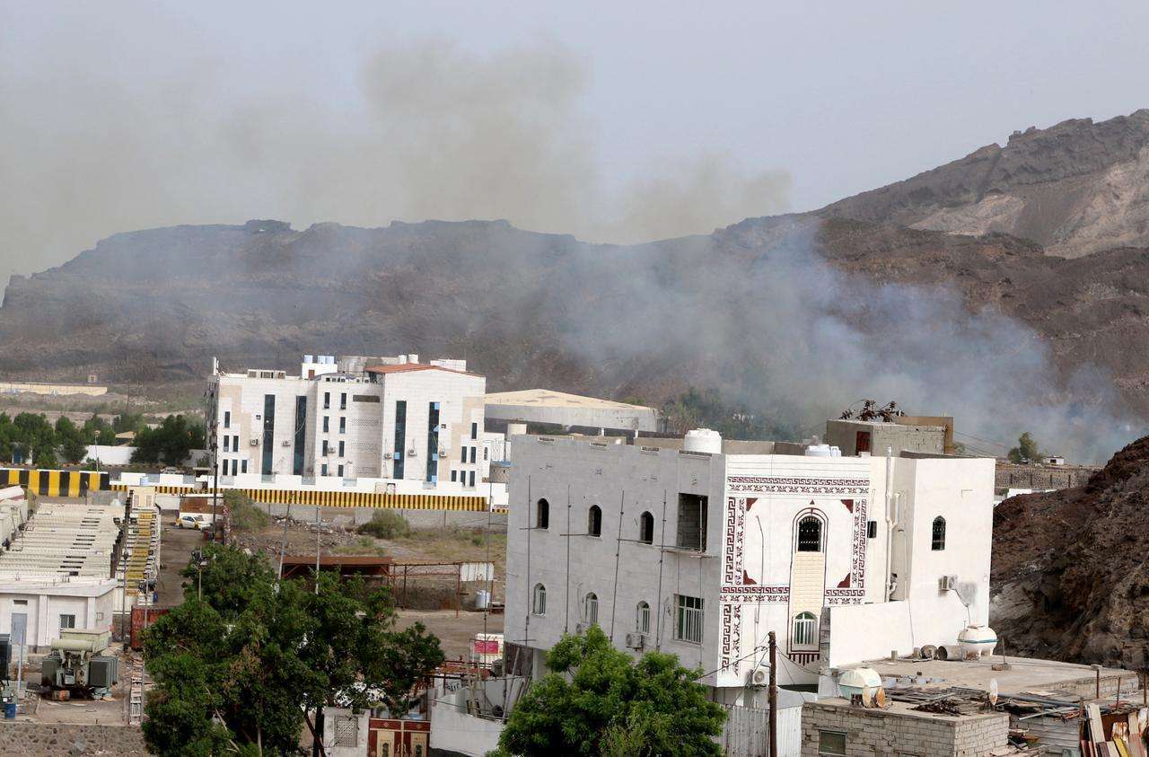 Imagen de la ciudad portuaria de Aden, Yemen.