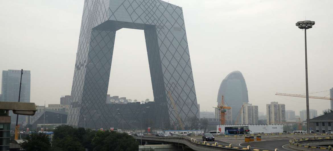 Contaminación atmosférica en la ciudad de Pekín