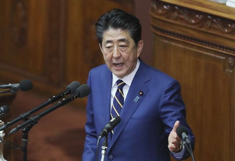 PHOTO/Koji Sasahara AP - Crear una organización militar espacial es una de las últimas grandes decisiones del primer ministro Shinzo Abe antes de dejar su puesto hace un mes por razones de enfermedad