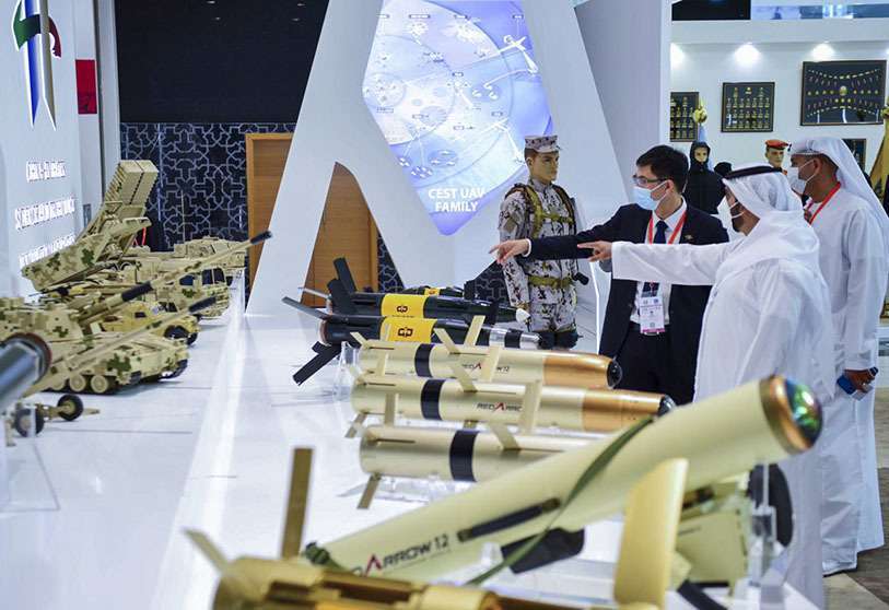 PHOTO/WAM - La exhibición recoge las novedades tecnológicas más destacadas en servicios, productos y sistemas de armas, entre ellos misiles, municiones guiadas de precisión, artillería autopropulsada y nuevas capacidades de guerra electrónica