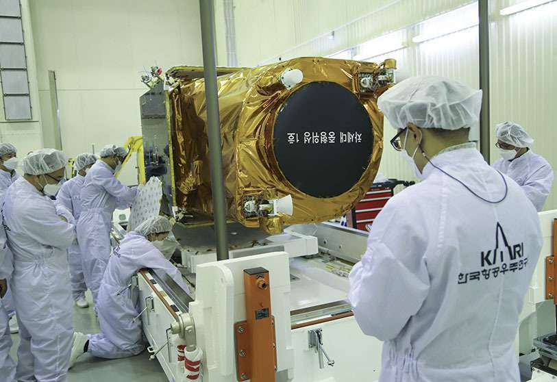 El satélite de observación de 500 kilos CAS500-1 ha sido el último en viajar al espacio. Fue el 22 de marzo desde el cosmódromo de Baikonur, junto al nano satélite 3B5GSat del operador español Sateliot