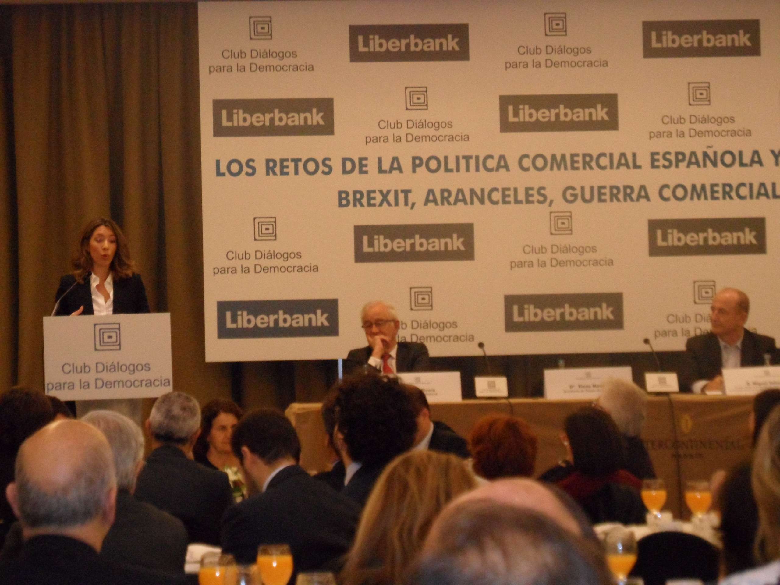 intervención de la secretaria de Estado
