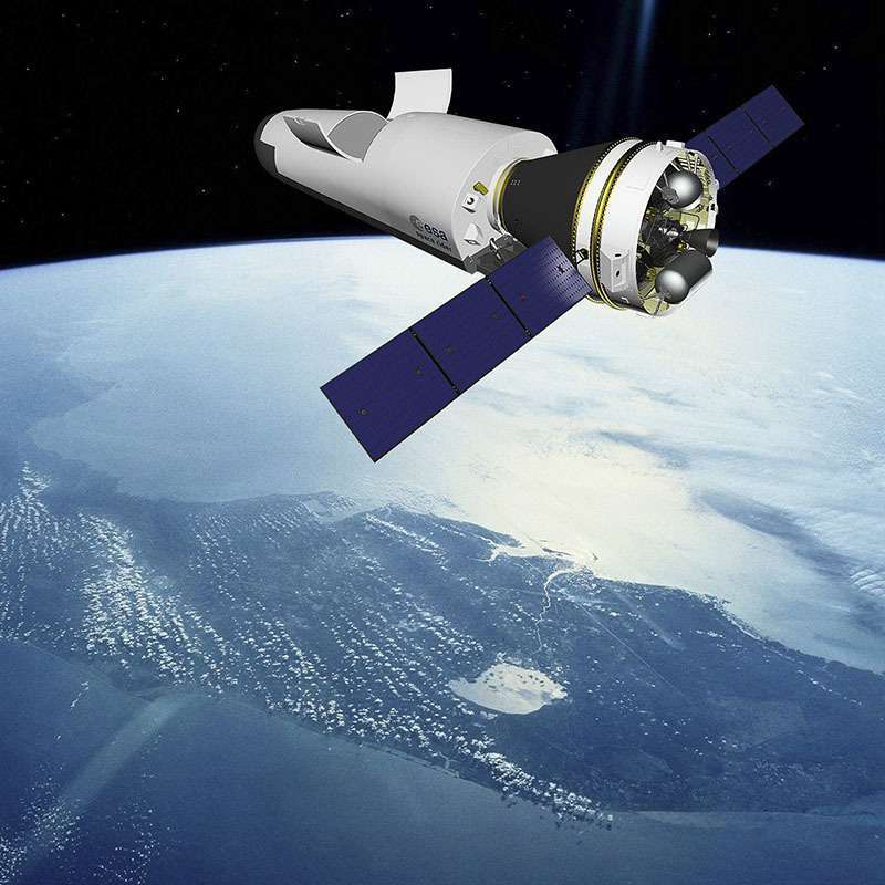 La forma externa de la lanzadera espacial de Pekín también podría tener una forma parecida a la del Space Rider, un proyecto inacabado de la Agencia Espacial Europea