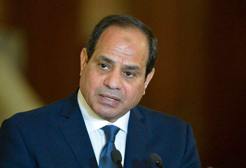 El presidente egipcio Abdel Fattah al-Sisi.