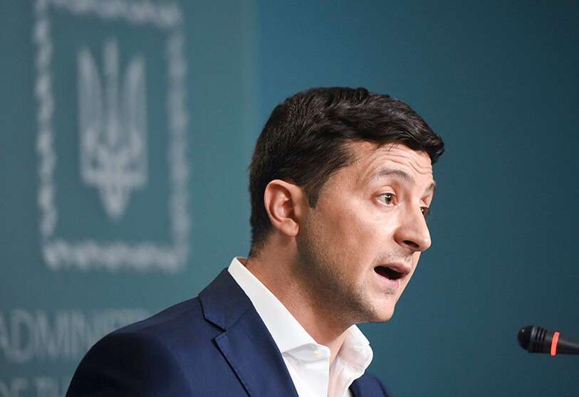 El presidente ucraniano Vladimir Zelensky