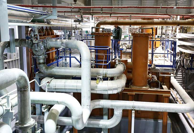 Central eléctrica privada de Israel, que funciona con gas, del yacimiento de Tamar