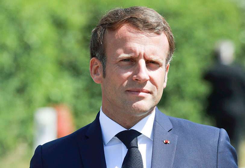 El presidente francés Emmanuel Macron