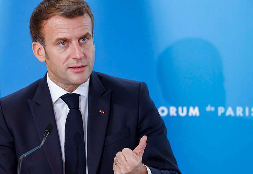 PHOTO/AFP -Emmanuel Macron, French President