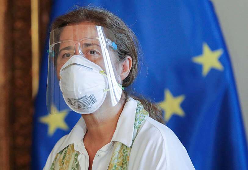 La embajadora de la Unión Europea en Venezuela, Isabel Brilhante Pedrosa REUTERS/MANAURE QUINTERO