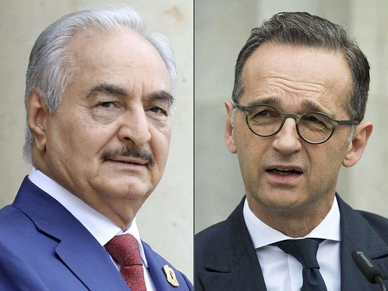 Haftar y Maas se han reunido este jueves en Bengasi. El ministro de exteriores de Alemania ejercerá de anfitrión este domingo junto a Angela Merkel