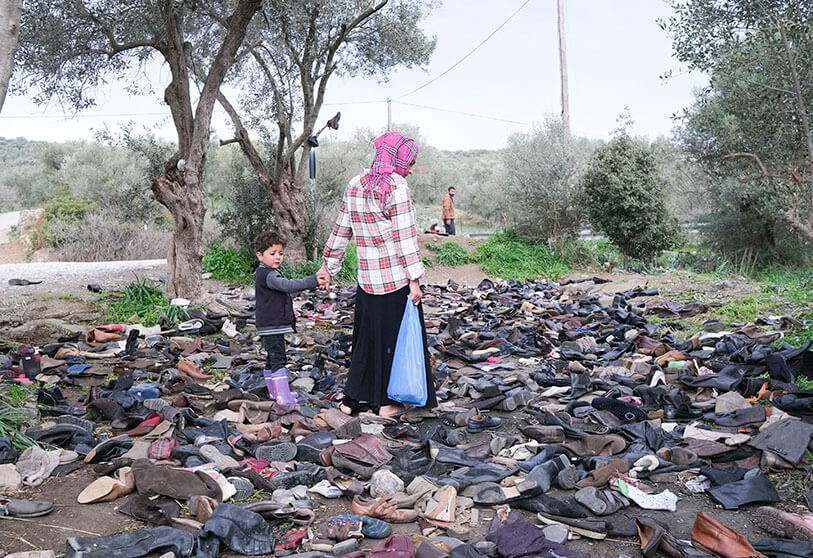 Campo de refugiados de Moria, en la isla de Lesbos, Grecia, el miércoles 11 de marzo de 2020