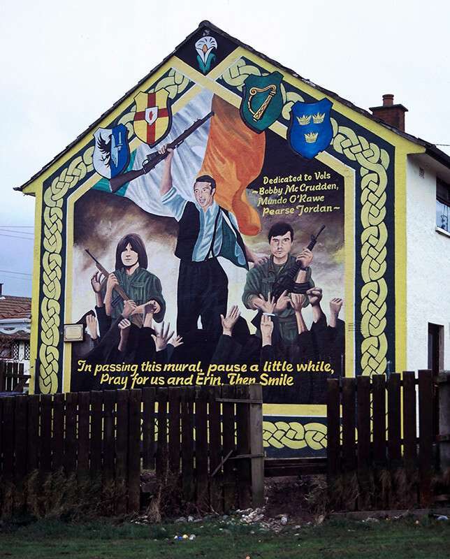 Pie de foto: Mural del IRA en Belfast 