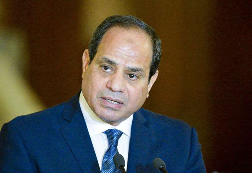 El presidente de Egipto, Abdel Fattah al-Sisi