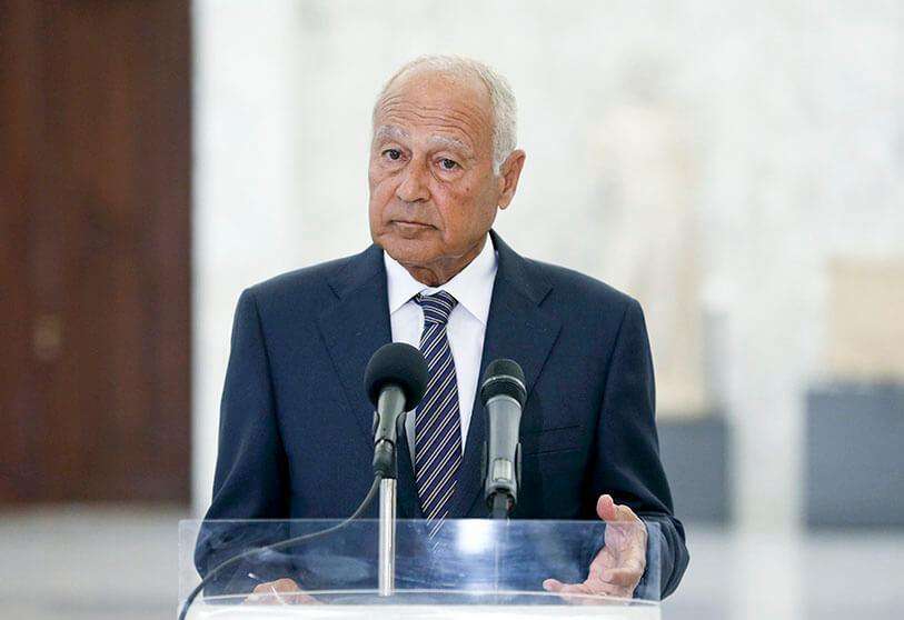 PHOTO/DALATI&NOHRA - Ahmed Aboul Gheit, Secrétaire général de la Ligue arabe
