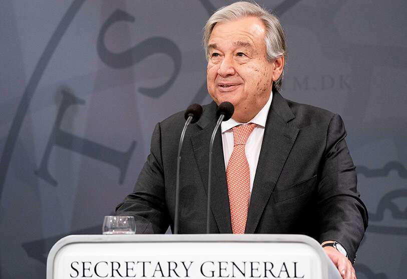 El secretario general de la ONU, António Guterres