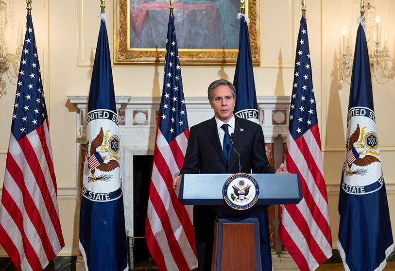El secretario de Estado de EEUU, Antony Blinken