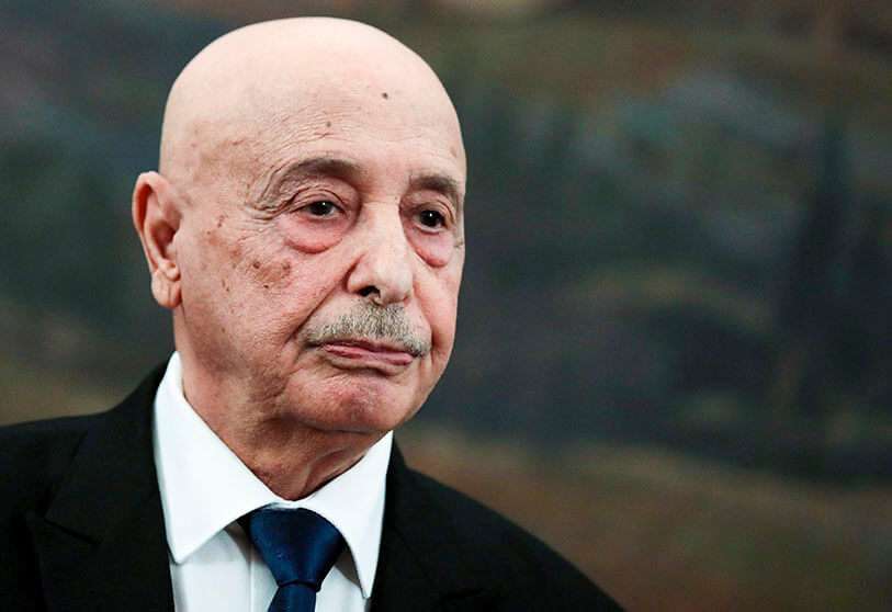 El Presidente del Parlamento de Libia, Aguila Saleh