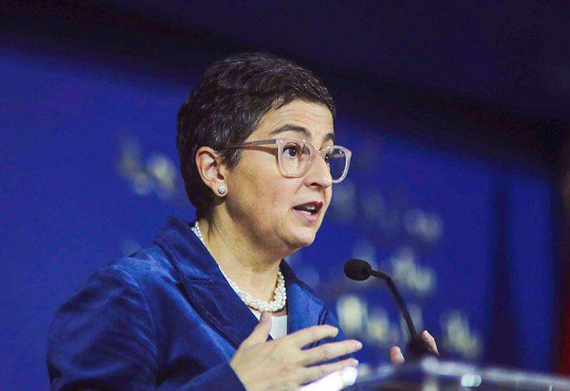 La ministra de Asuntos Exteriores de España, Arancha González Laya