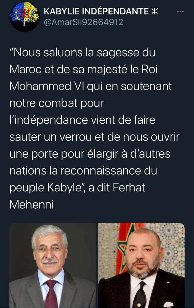 Atalayar_tweet argelia marruecos