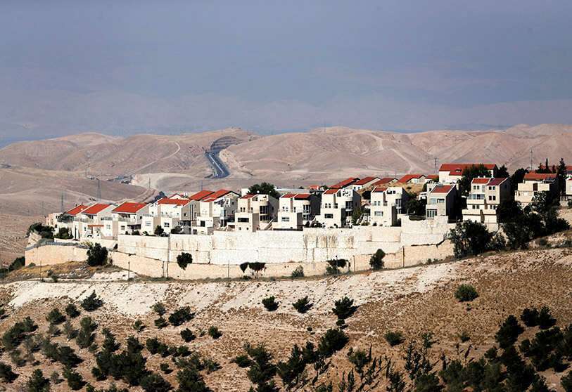 Una visión general del asentamiento israelí de Maale Adumim en la Cisjordania ocupada, 18 de junio de 2019