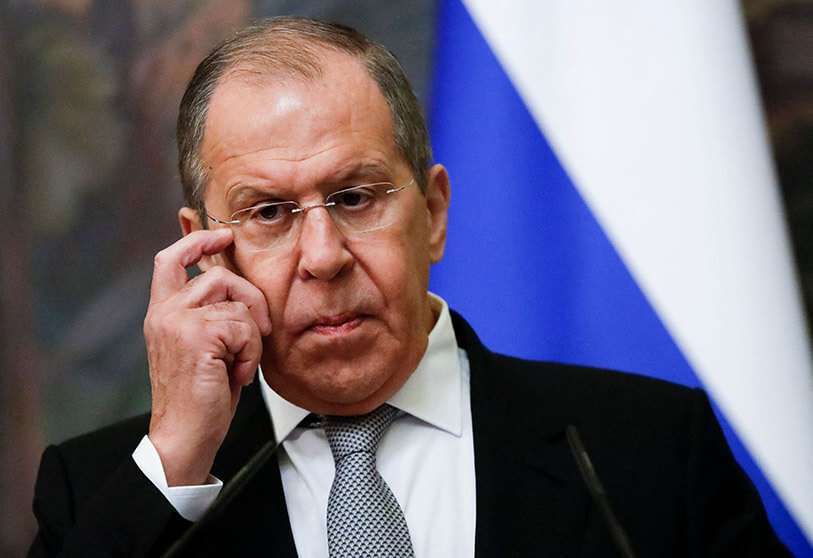 El ministro de Asuntos Exteriores ruso, Sergei Lavrov PHOTO/AFP