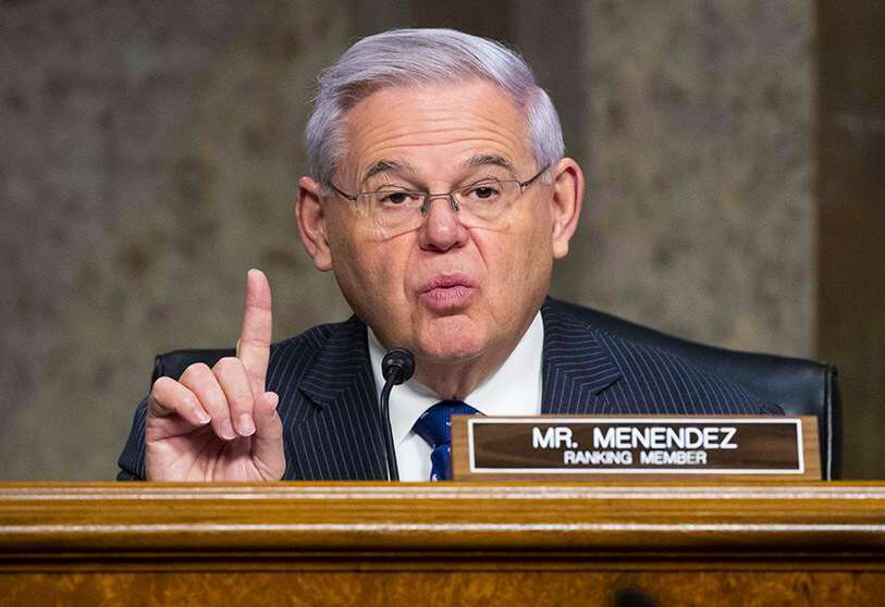 El senador Bob Menéndez, demócrata de Nueva Jersey