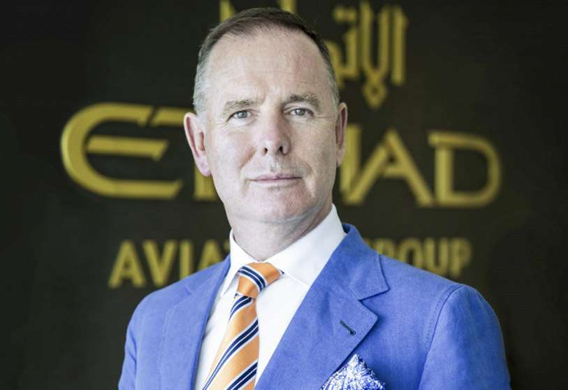 Tony Douglas, CEO de Etihad Aviation Group PHOTO/AP