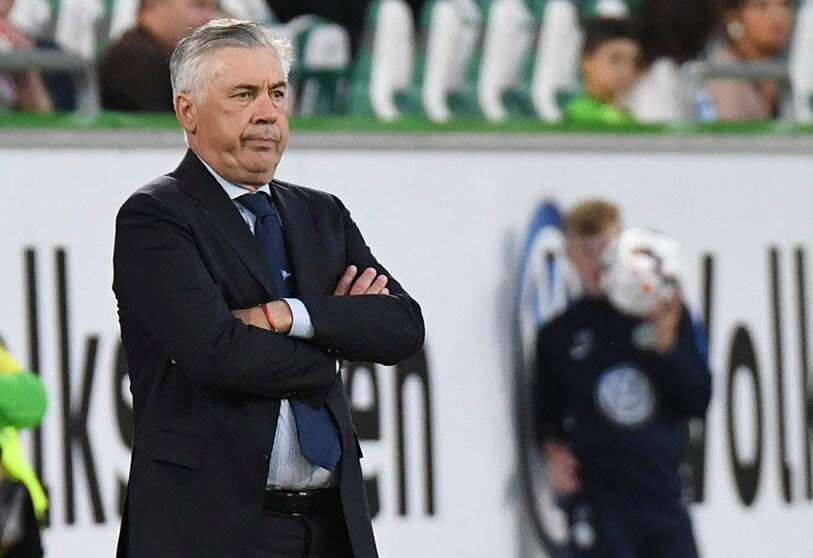 Carlo Ancelotti, entrenador del Nápoles