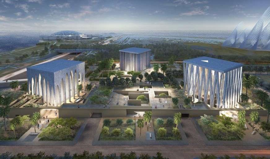 Proyecto de La Casa de la Familia Abrahámica en Abu Dabi (Emiratos Árabes Unidos) 