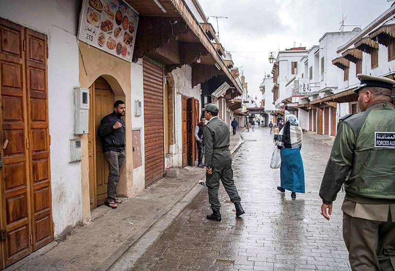 El 18 de marzo, Marruecos instó a los residentes a quedarse en casa en un esfuerzo por contener el nuevo coronavirus